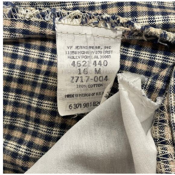 Lee Casuals Wrinkle Free  Plaid Shorts Size 16 - Picture 6 of 10